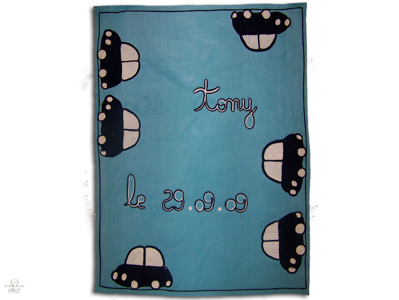 Sophie L / Couverture brodée Sophie L / Bracelet brodé / Tanna