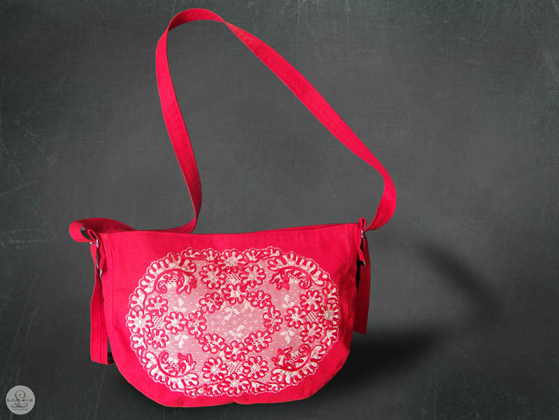 Sophie L / Sac brodé / Maskelyne Rubis