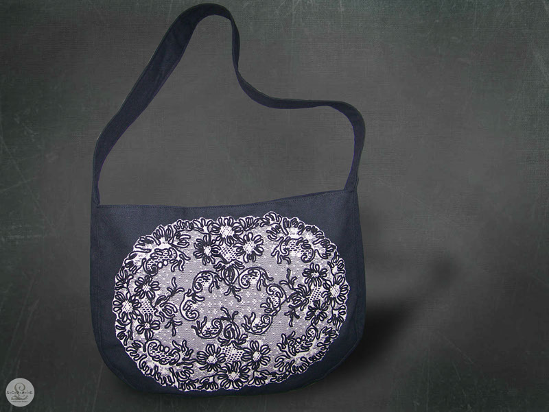 Sophie L / Sac brodé / Maskelyne Noir